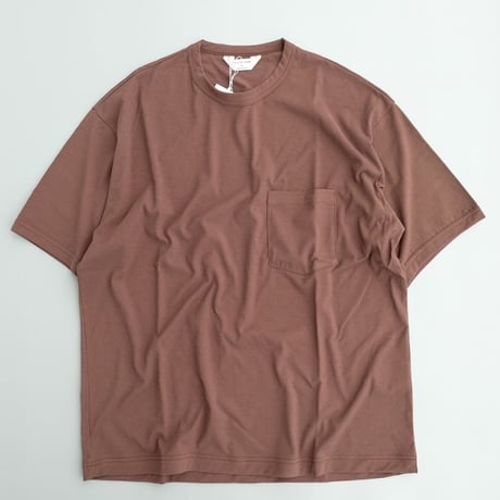 STILL BY HAND(スティルバイハンド)　　  Ringer T-Shirt　　CS03262　　　Brown