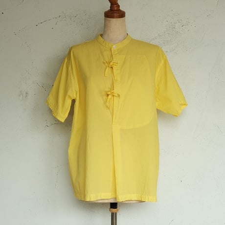 holk(ホーク)　　　 Bow Blouse　　　　Yellow　　　【Women's】