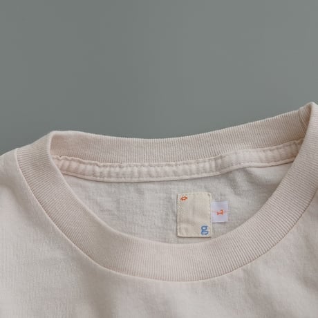 GROWN IN THE SUN(グローンインザサン)　　 S/S Tee　　COFFEE-MILK　　　O.White