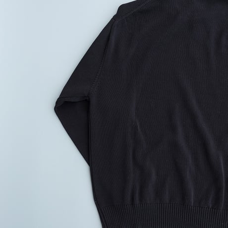 STILL BY HAND(スティルバイハンド)　　  10G cotton sweater　　　KN04261　　　   DarkCharcoal