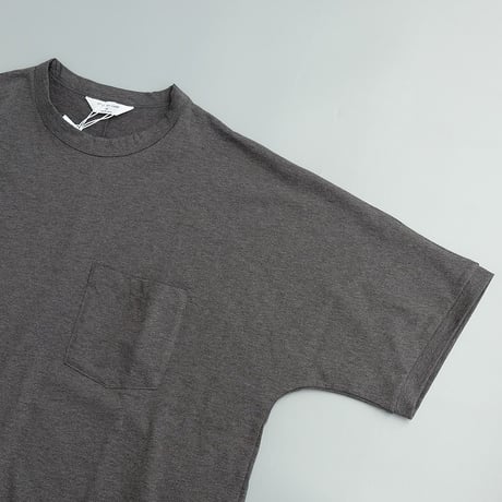 STILL BY HAND(スティルバイハンド)　　Dolman Sleeve Pocket Tee　　CS07262　　　Charcoal