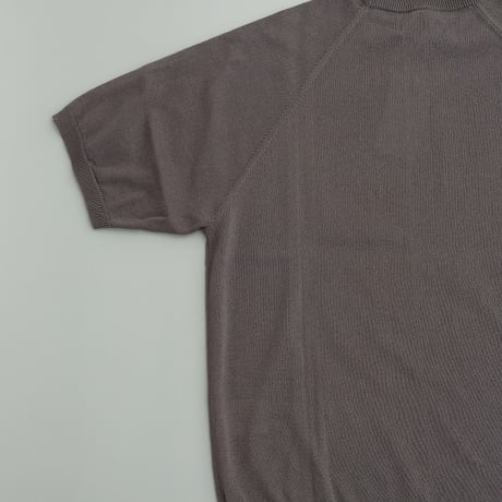 STILL BY HAND(スティルバイハンド)　　  Half Sleeve Summer Knit　　NO02262　　　　BlueGray