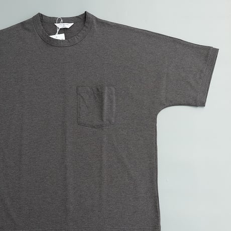 STILL BY HAND(スティルバイハンド)　　Dolman Sleeve Pocket Tee　　CS07262　　　Charcoal