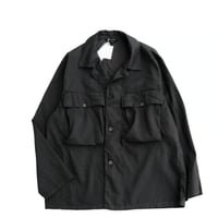 STILL BY HAND(スティルバイハンド )　　　 製品染め シャツジャケット　BL01241　　　　BlackNavy
