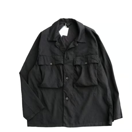STILL BY HAND(スティルバイハンド )　　　 製品染め シャツジャケット　BL01241　　　　BlackNavy