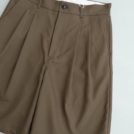 STILL BY HAND(スティルバイハンド)　　Wool Short Pants ‐super120’s‐　　PT10262　　　Olive