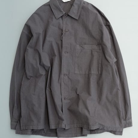Kontor(コントール)　　  Garment-dye Relax Shirt　　　Charcoal