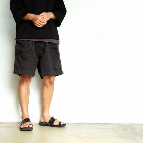 LAMOND(ラモンド)　　  O/C LOOSE FOOTBALL TEE　　　Black