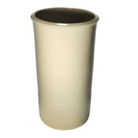 クレイホワイトライン傘立　（信楽焼き・陶器・傘立て・梅雨・雨・玄関・収納・B041-01）