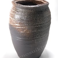 灰釉傘立　（信楽焼き・陶器・傘立て・梅雨・雨・玄関・収納・B043-02）