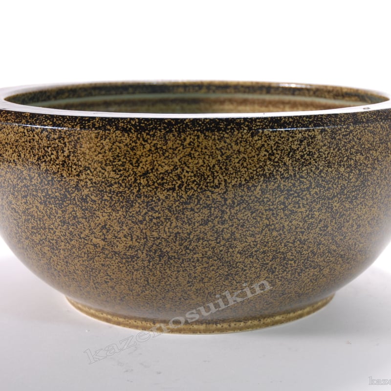 金ソバSA-3水鉢 13号 （信楽焼・陶器・水鉢・めだか鉢・メダカ鉢・睡蓮