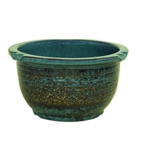 生子千段水鉢 15号（信楽焼・信楽焼き 陶器・水鉢） WR15-504