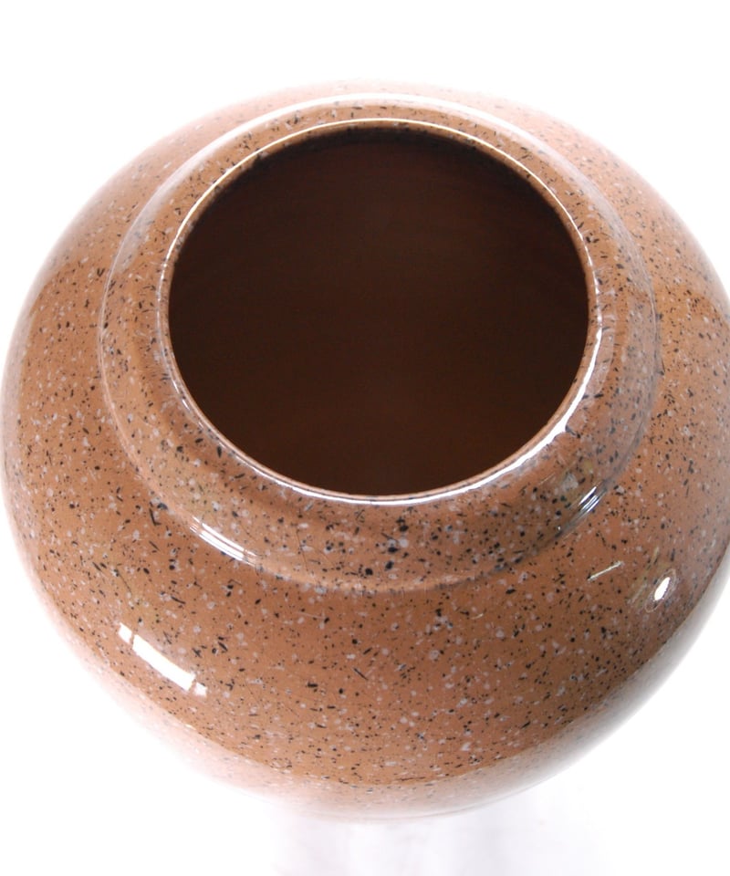 フラワーベース茶スパタ (信楽焼・花瓶・花入れ・花器・壺・壷 フラワーベース茶スパタ (信楽焼・花瓶・花入れ・花器・壺・壷