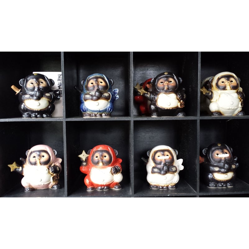 忍者タヌキ ドローン （信楽焼・たぬき・オブジェ 置物・忍者） | 風の