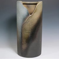 黒ビードロ傘立　（信楽焼き・陶器・傘立て・梅雨・雨・玄関・収納・B044-01）