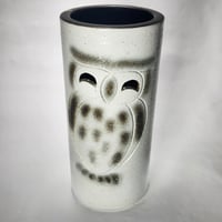 ツートン透し彫六角傘立 （信楽焼き・陶器・傘立て・梅雨・雨