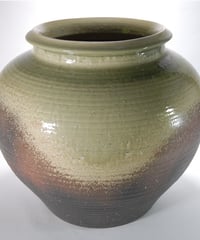 フラワーベース茶スパタ （信楽焼・花瓶・花入れ・花器・壺・壷・水盤 