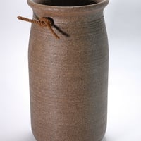 櫛目傘立　（信楽焼き・陶器・傘立て・梅雨・雨・玄関・収納・B037-05）