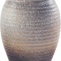 白窯変壺型傘立　（信楽焼き・陶器・傘立て・梅雨・雨・玄関・収納・B043-01）