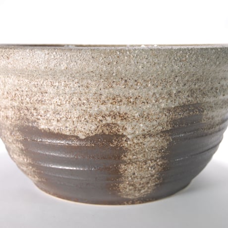 灰釉ひねり水鉢 13号 （信楽焼・陶器・水鉢） WH13-515