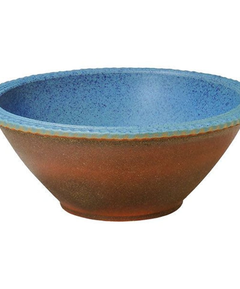 新品　∅51　陶器　睡蓮鉢　特大　難有　メダカ鉢　水色　ブルー　ルーバー　LWC 新品 ∅50 陶器 睡蓮鉢 特大 難有 メダカ鉢 水色 ブルー