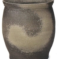 窯変壺型傘立　（信楽焼き・陶器・傘立て・梅雨・雨・玄関・収納・B045-06）