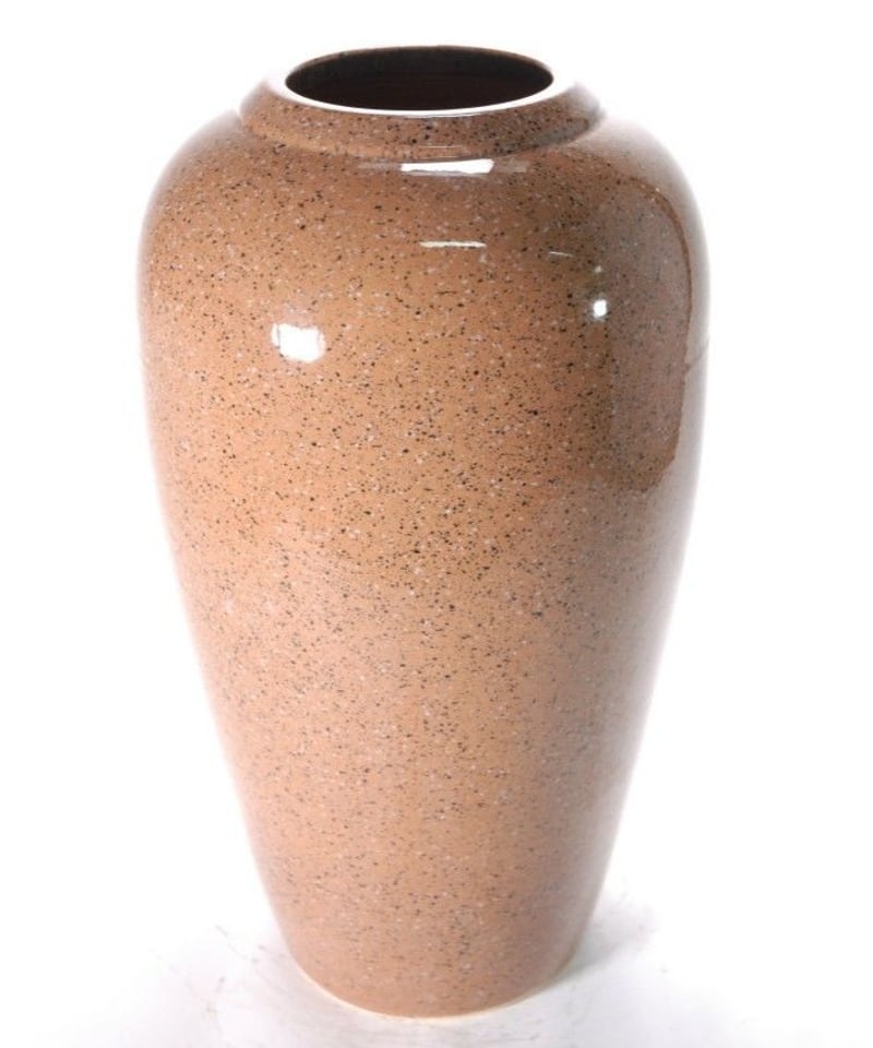 フラワーベース茶スパタ (信楽焼・花瓶・花入れ・花器・壺・壷 フラワーベース茶スパタ (信楽焼・花瓶・花入れ・花器・壺・壷