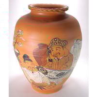 花器　壺 フラワーベースグレースパタつぼ型 （信楽焼・花瓶・花入れ