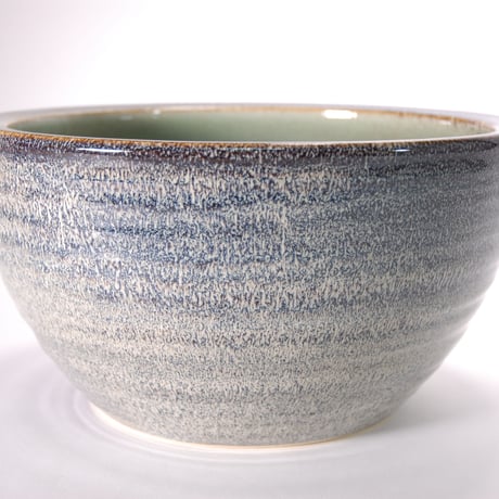 天目ひねりボウル水鉢 10号 ／睡蓮鉢 （信楽焼・陶器・水鉢） WN10-517