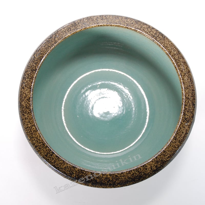 金ソバSA-3水鉢 13号 （信楽焼・陶器・水鉢・めだか鉢・メダカ鉢・睡蓮