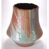 美峰手ひねり花瓶 （信楽焼・花瓶・花入れ・花器・壺・壷・水盤