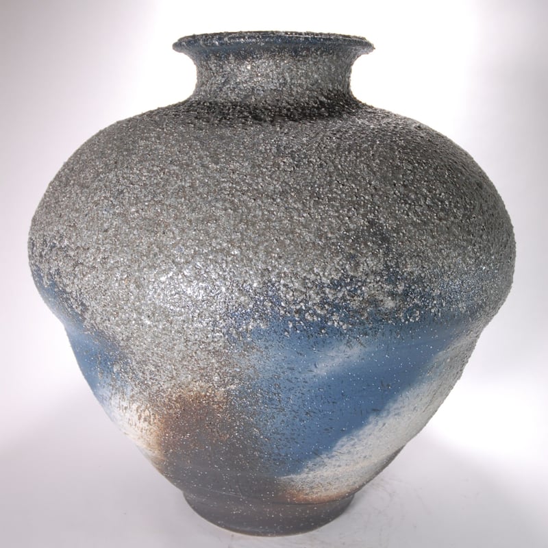 信楽焼　花瓶 在庫数限り 信楽焼 花瓶 織部 櫛目 7号 おしゃれ 一輪挿し 花入