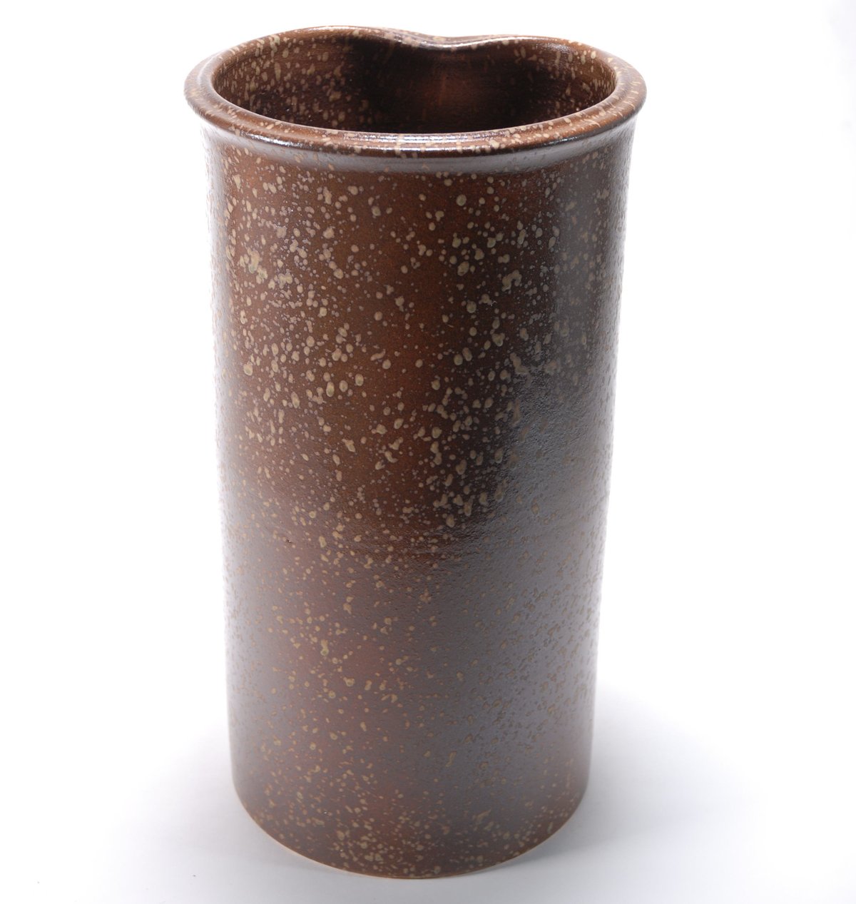 お値下げしました⤵信楽焼傘立て  草花紋 高さ４１cm 草花紋傘立 （信楽焼き・陶器・傘立て・梅雨・雨・玄関・収納・B037-11