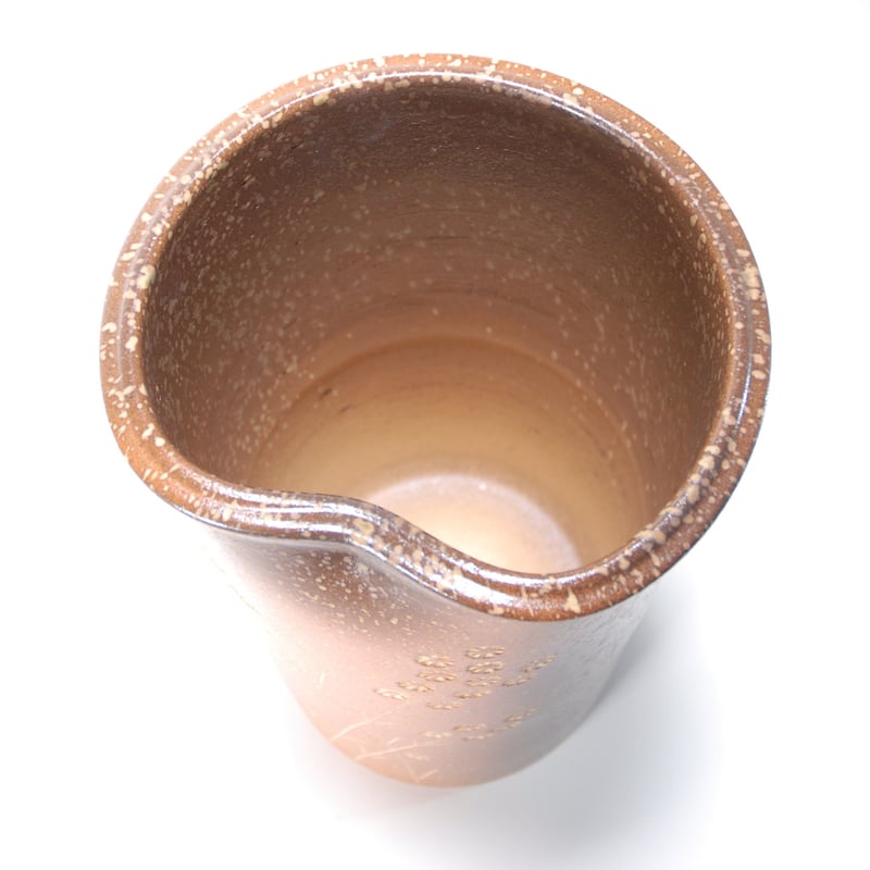 草花紋傘立 （信楽焼き・陶器・傘立て・梅雨・雨・玄関・収納・B037-11