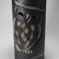 ツートン六角傘立 （信楽焼き・陶器・傘立て・梅雨・雨・玄関