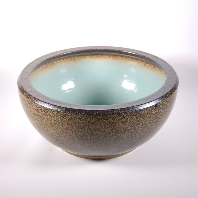 金ソバSA-3水鉢 13号 （信楽焼・陶器・水鉢・めだか鉢・メダカ鉢・睡蓮