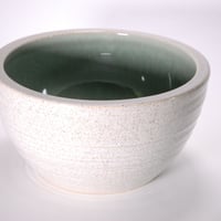 白カスミボウル水鉢 10号 （信楽焼・陶器・水鉢） WN10-519