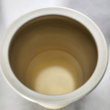 白砂傘立　（信楽焼き・陶器・傘立て・梅雨・雨・玄関・収納・B036-06）