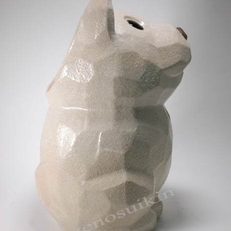犬傘立 17号　（信楽焼き・陶器・傘立て・梅雨・雨・玄関・収納・B048-06）