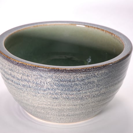 天目ひねりボウル水鉢 10号 ／睡蓮鉢 （信楽焼・陶器・水鉢） WN10-517