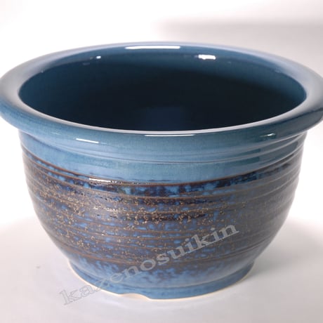 生子千段水鉢 13号 （信楽焼・水鉢・陶器） WR13-504