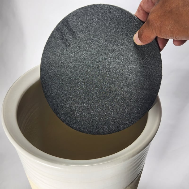 お値下げしました⤵信楽焼傘立て  耳付き三島紋 高さ４７cm お値下げしました⤵信楽焼傘立て 耳付き三島紋 高さ47cm