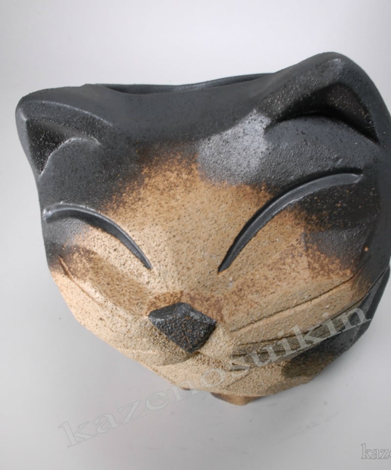 白黒猫傘立 (信楽焼き・陶器・傘立て・梅雨・雨・玄関・収納 白黒猫傘立 (信楽焼き・陶器・傘立て・梅雨・雨・玄関・収納