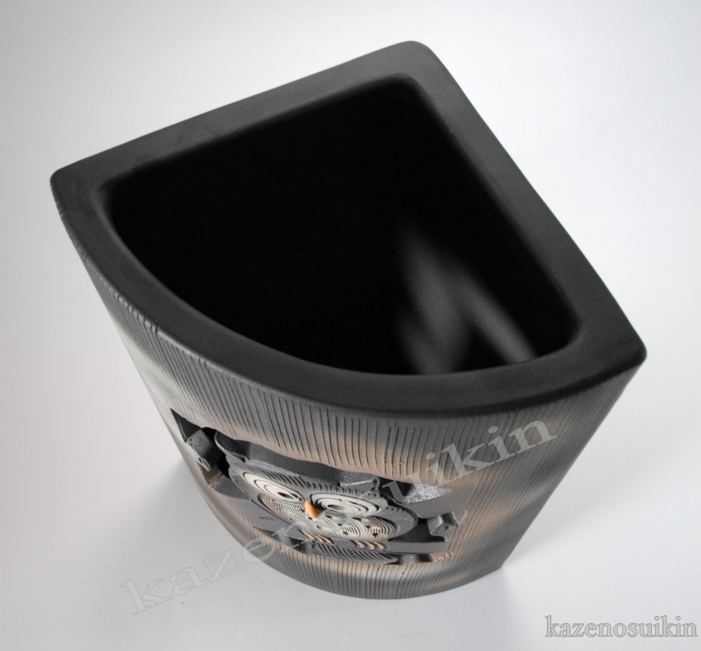 火色ふくろう傘立 （信楽焼き・陶器・傘立・梅雨・雨・玄関・収納