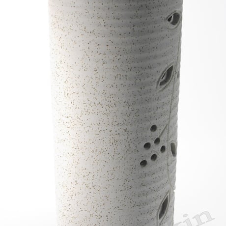 花通し長傘立　（信楽焼き・陶器・傘立て・梅雨・雨・玄関・収納・B039-01）