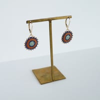 【受注制作】SUN（ネイビー）ピアス *190
