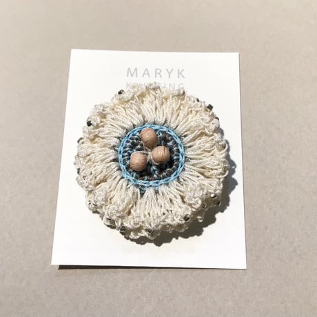【ご予約品】Frill Flower ブローチ (ギフト)