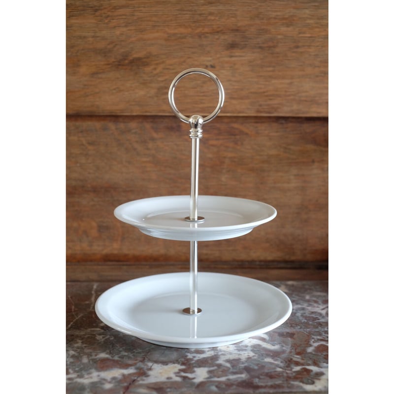 France PILLIVUYT ケーキスタンド二段式 | NORICOCCO STORE