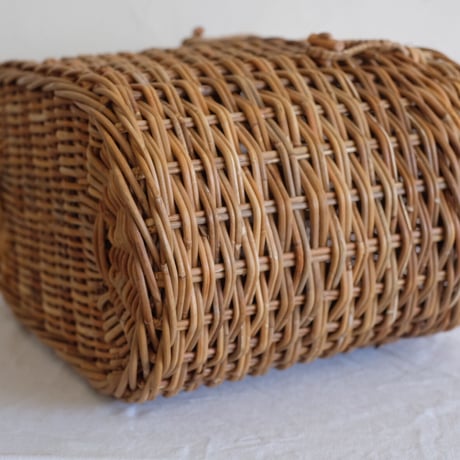 アラログ蓋付きオーバルバスケット S