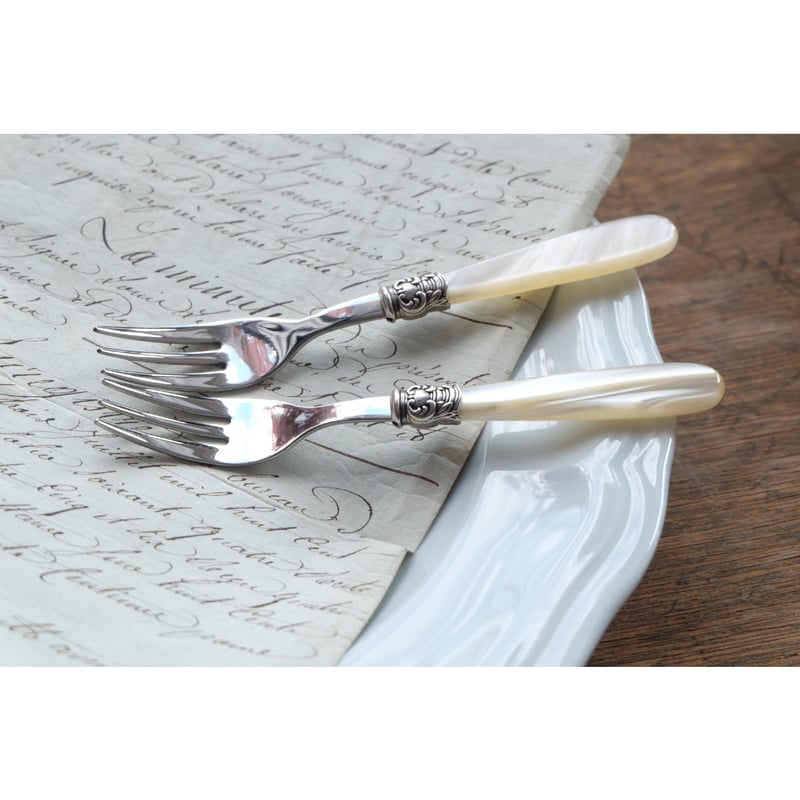 イタリアのケーキフォーク Napoléon ivory | NORICOCCO STORE